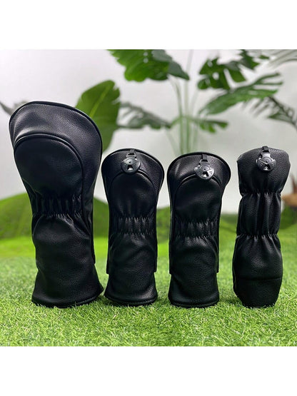 Golf Club Cover, Club Head Cover, Wooden Club Cover, Half Circle Straight Bar, Straight Line Push Rod Cover, Club Protection Cover, Iron Club Cover