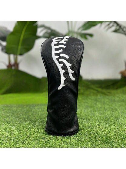 Golf Club Cover, Club Head Cover, Wooden Club Cover, Half Circle Straight Bar, Straight Line Push Rod Cover, Club Protection Cover, Iron Club Cover