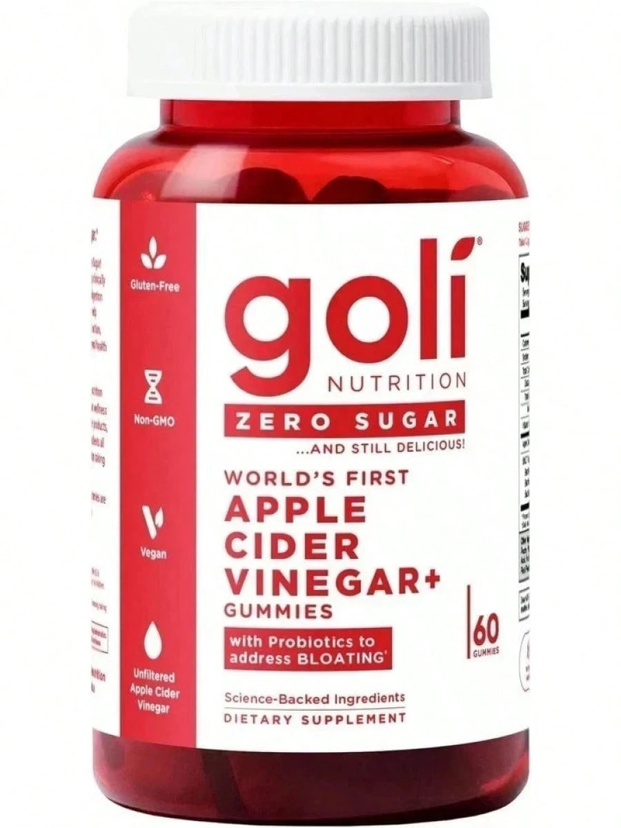 Goli Nutrition 3 Bottles Goli Zero Sugar Best Seller Trio Set Gummies, 60 Counts Per Bottle