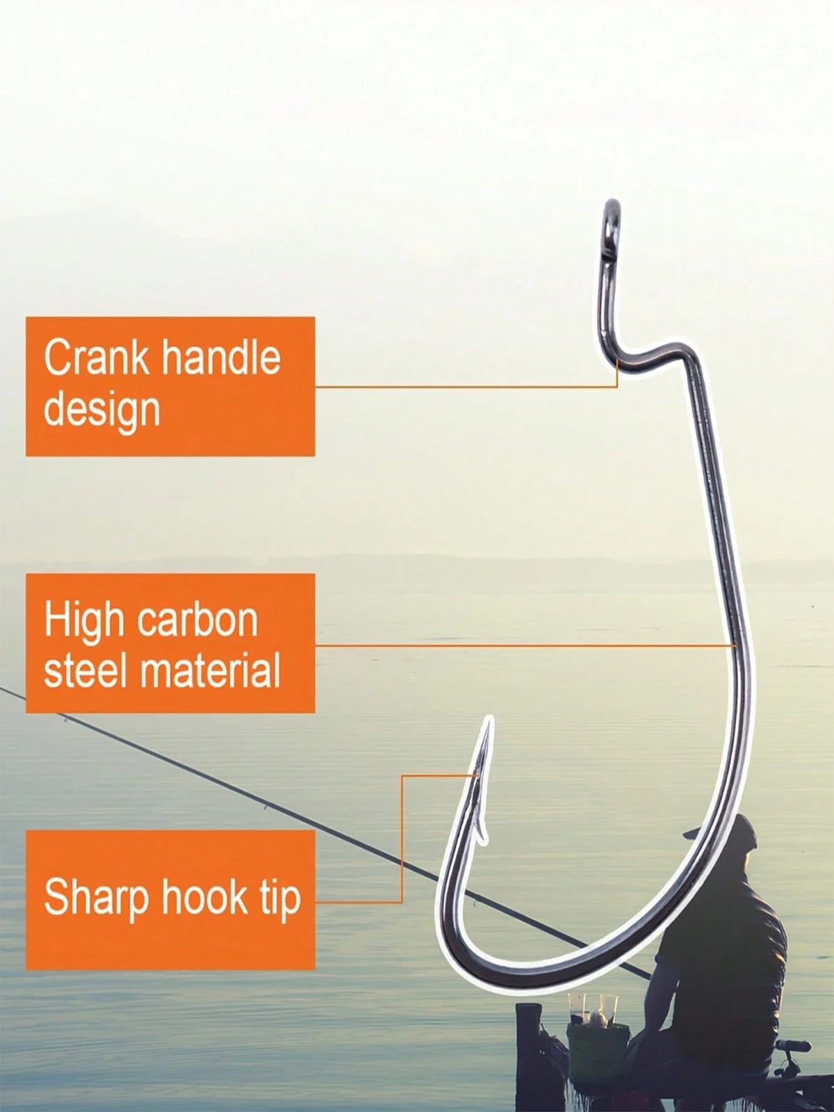 GOTURE 1set Fishing Soft Plastic Lures Kit Jig Head Hooks Crappie Lures Trout Bass Fishing Worm Lures Crappie Jigs Fishing Lures Set With Tackl Box For Freshwater Saltwater Fishing
