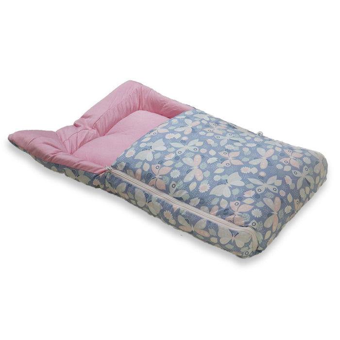 Grey Butterfly Baby Sleeping Bag N Carrier