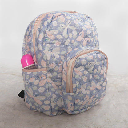 Grey ButterFly Cloth Diaper Bag for Baby