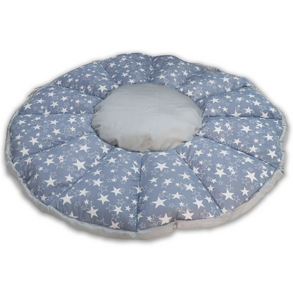 Grey Star Baby Play Mat Cum Storage Bag