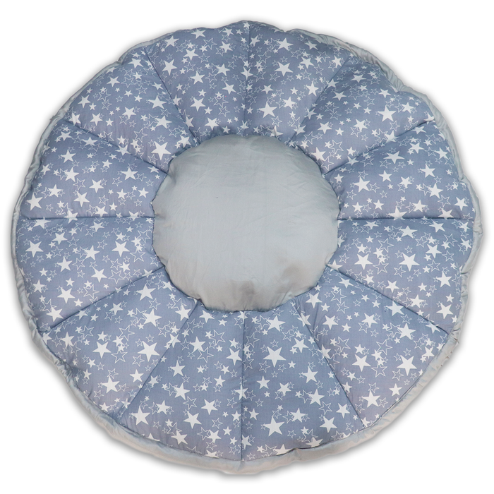 Grey Star Baby Play Mat Cum Storage Bag