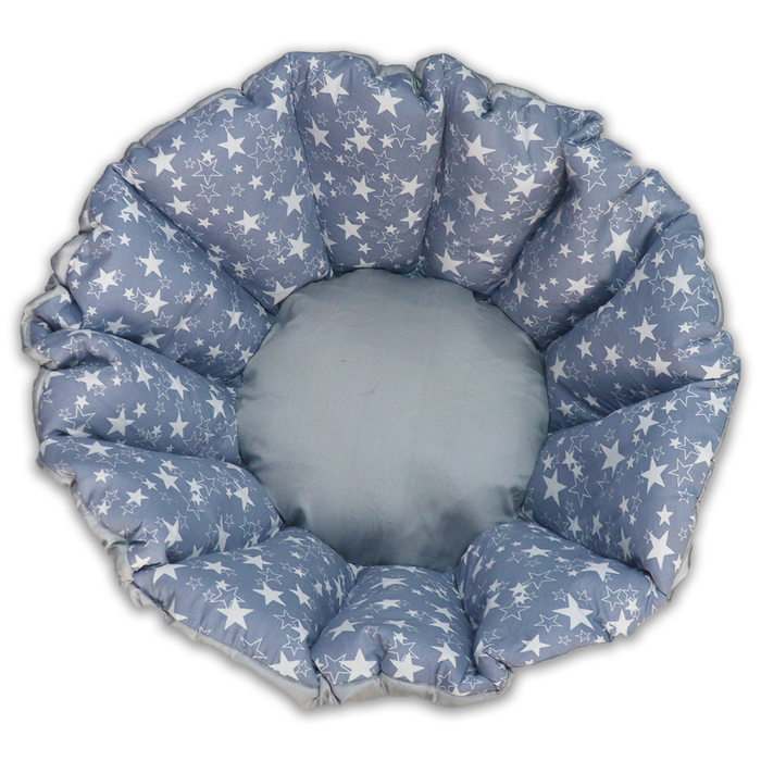 Grey Star Baby Play Mat Cum Storage Bag