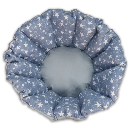 Grey Star Baby Play Mat Cum Storage Bag