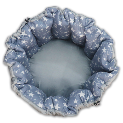 Grey Star Baby Play Mat Cum Storage Bag
