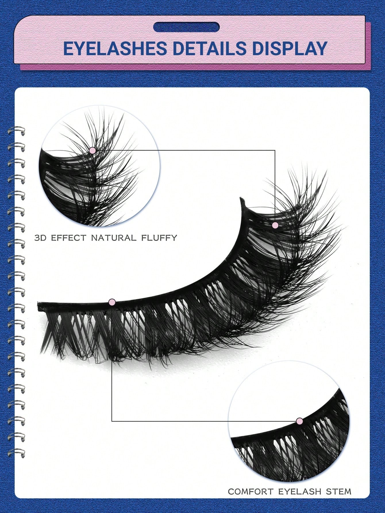 GROINNEYA 5 Pairs False Eyelashes Cat Eye Lashes Manga Lashes Faux Mink Eyelashes Natural Long Winged End Eye Elongated Eyelashes Faux Cils Eyelashes Extension (CH04)