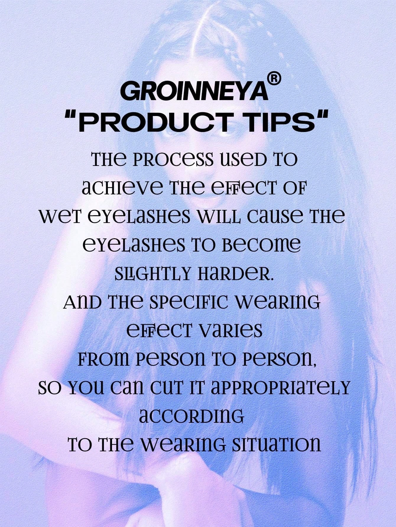 GROINNEYA 6 Pairs Wet Manga Lashes Anime False Eyelashes Natural Look Fake Lashes Wet Wispy Eyelashes Extensions Makeup Tool(SJ03) Strip Lashes,Lashes,Eyelashes,Fake Lashes