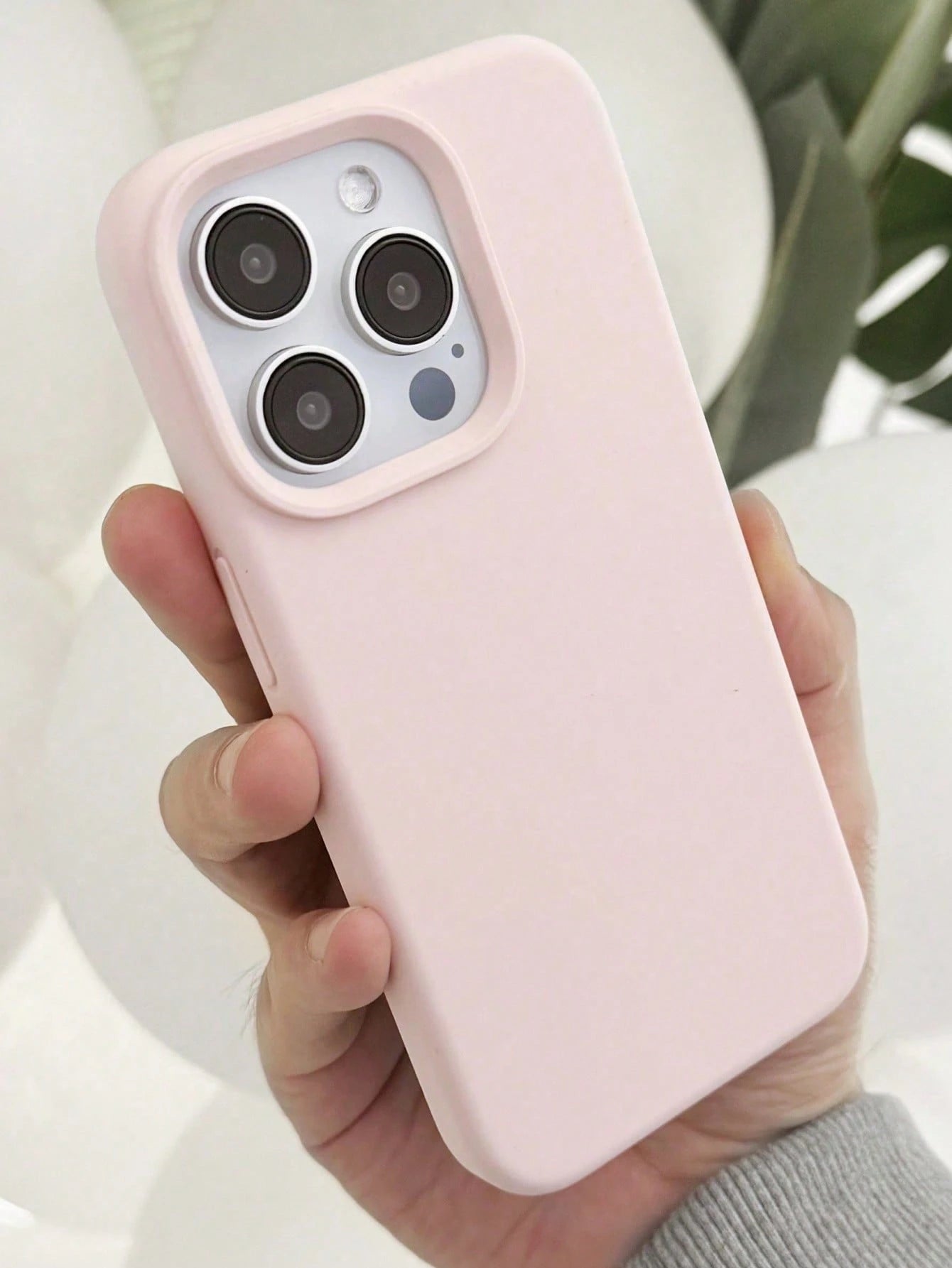Grooved Button High-Quality Liquid Silicone Mobile Phone Case Compatible With IPhone 17 16 15 14 13 12 11 Pro Max Soft Waxy Eraser Feel Skin Friendly
