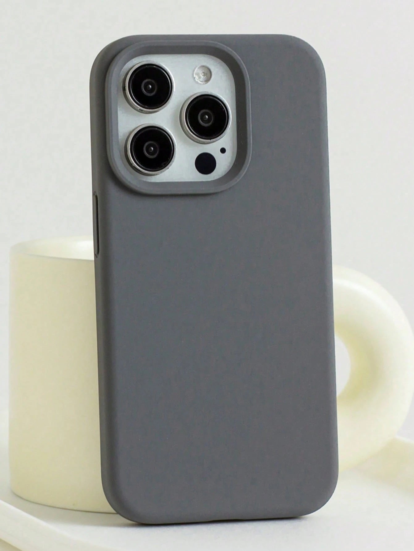 Grooved Button High-Quality Liquid Silicone Mobile Phone Case Compatible With IPhone 17 16 15 14 13 12 11 Pro Max Soft Waxy Eraser Feel Skin Friendly