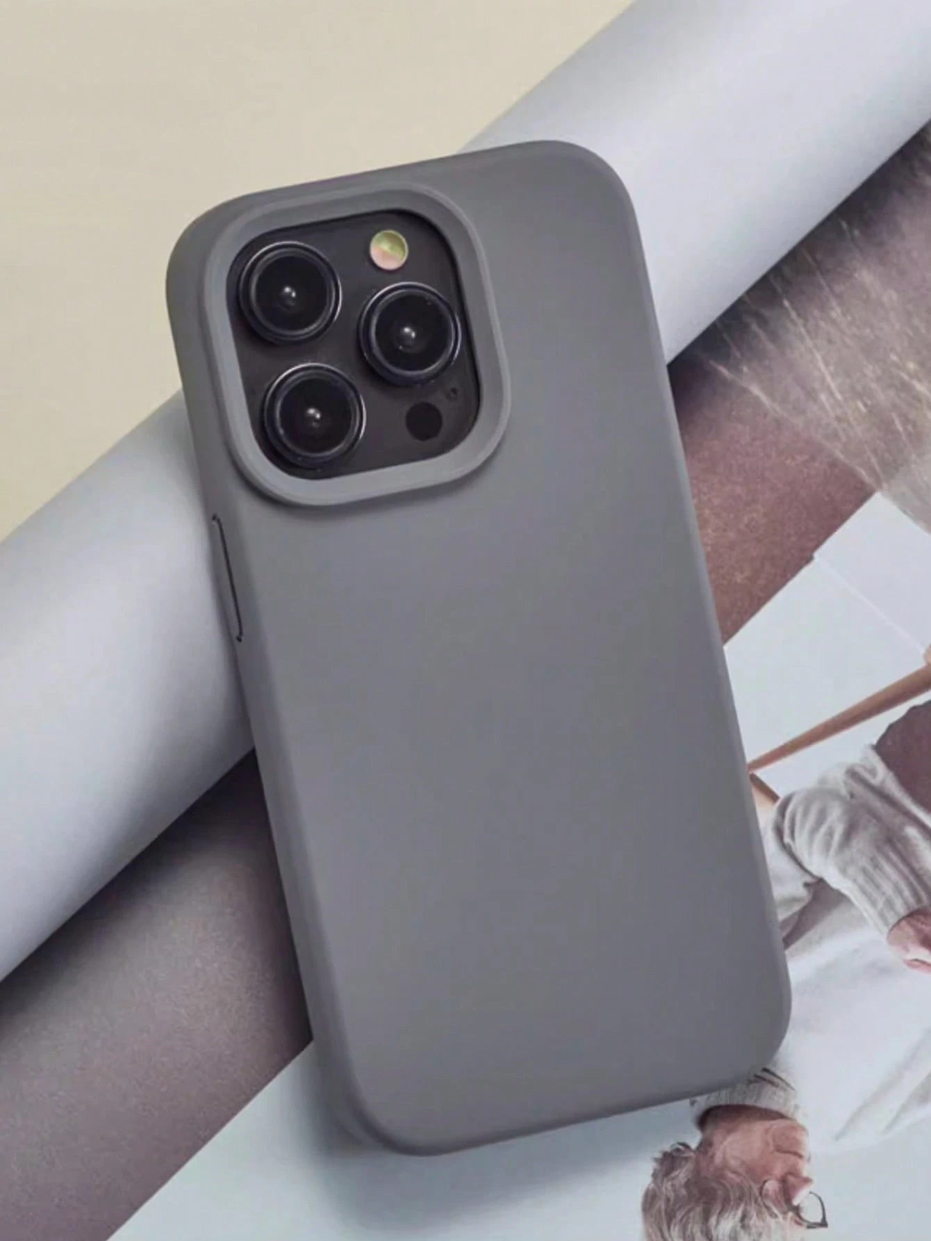 Grooved Button High-Quality Liquid Silicone Mobile Phone Case Compatible With IPhone 17 16 15 14 13 12 11 Pro Max Soft Waxy Eraser Feel Skin Friendly