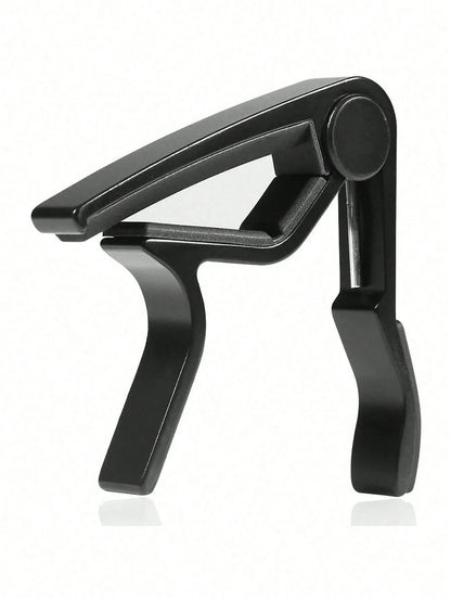 Guitar Capo For Acoustic & Electric Guitars- Professional Adjustable Spring-Loaded Clamp For Guitarists & Musicians- Perfect For Live Performances, Studio Recording & Practice- Includes Bonus 5-Pie