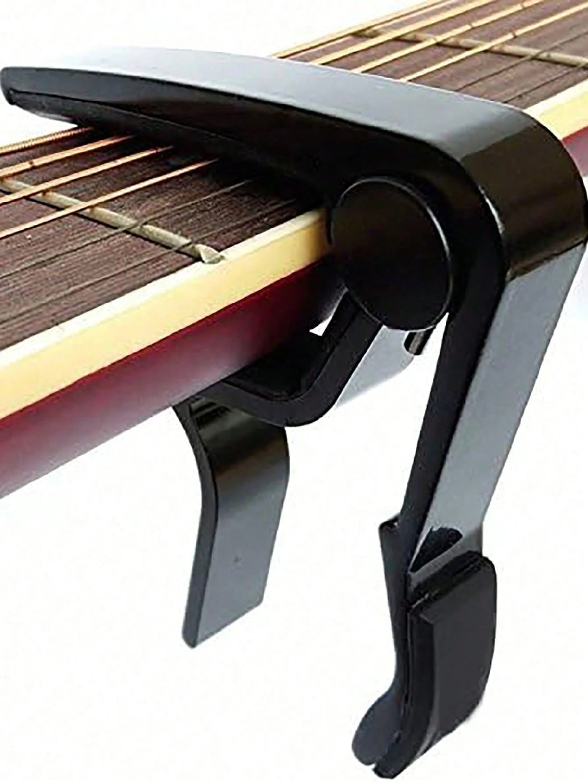 Guitar Capo For Acoustic & Electric Guitars- Professional Adjustable Spring-Loaded Clamp For Guitarists & Musicians- Perfect For Live Performances, Studio Recording & Practice- Includes Bonus 5-Pie