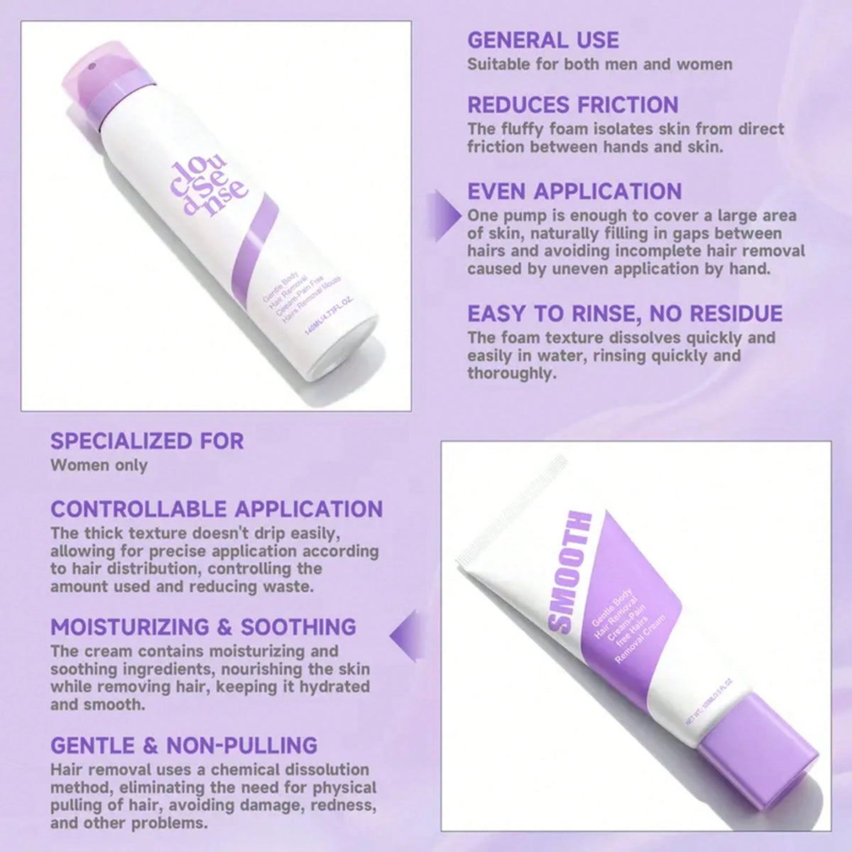 Hair Removal Kit (Hair Removal Spray+Hair Removal Cream+Scraper*1)- Waxing Kit- Body Hair Removal Kit- Permanent Depilatory Cream- Men Women Unisex, Practical Personal Care Home Daily Use & Holida