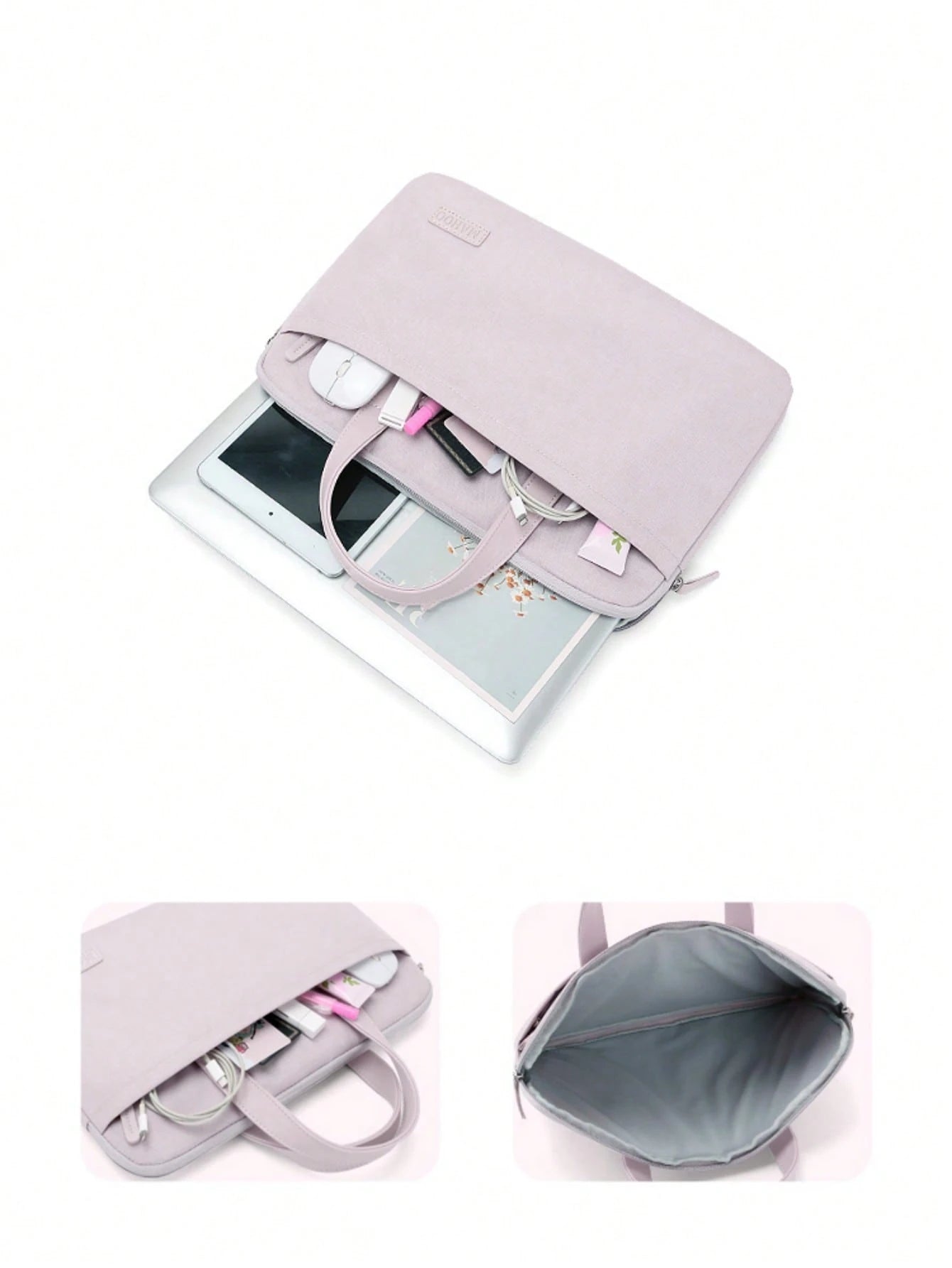 Handheld Laptop Bag For Girls, Suitable For 13.3", 14" And 15.6" Laptops, Casual & Business Style, Good Looking, Fits A4 Documents, Laptop Case