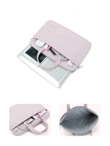 Handheld Laptop Bag For Girls, Suitable For 13.3", 14" And 15.6" Laptops, Casual & Business Style, Good Looking, Fits A4 Documents, Laptop Case