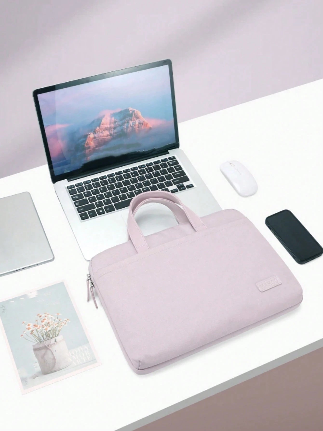 Handheld Laptop Bag For Girls, Suitable For 13.3", 14" And 15.6" Laptops, Casual & Business Style, Good Looking, Fits A4 Documents, Laptop Case