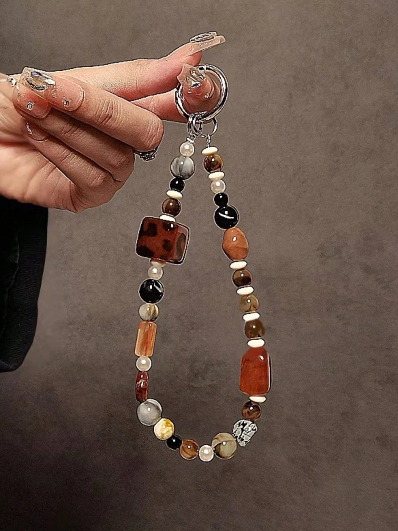 Handmade Beaded Lanyard Hand Chain Wristband, Phone Case, Car Key Chain, Bag Pendant For Women Gifts For Mother, Family, Friends, Birthday, Holiday Phone Charm, Phone Chain