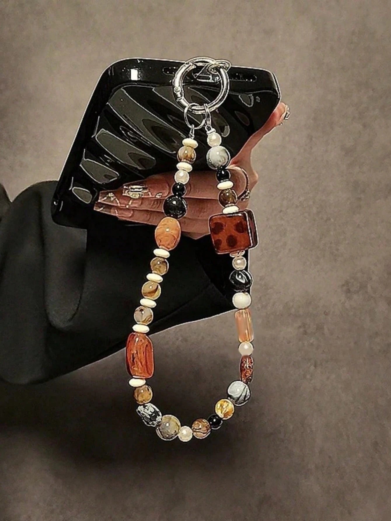 Handmade Beaded Lanyard Hand Chain Wristband, Phone Case, Car Key Chain, Bag Pendant For Women Gifts For Mother, Family, Friends, Birthday, Holiday Phone Charm, Phone Chain