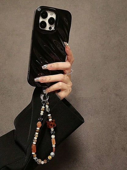 Handmade Beaded Lanyard Hand Chain Wristband, Phone Case, Car Key Chain, Bag Pendant For Women Gifts For Mother, Family, Friends, Birthday, Holiday Phone Charm, Phone Chain