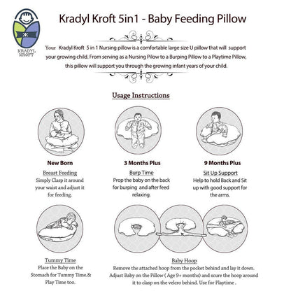 Happy Bouquet - Baby Feeding Pillow | Nursing Pillow | Breastfeeding Pillow