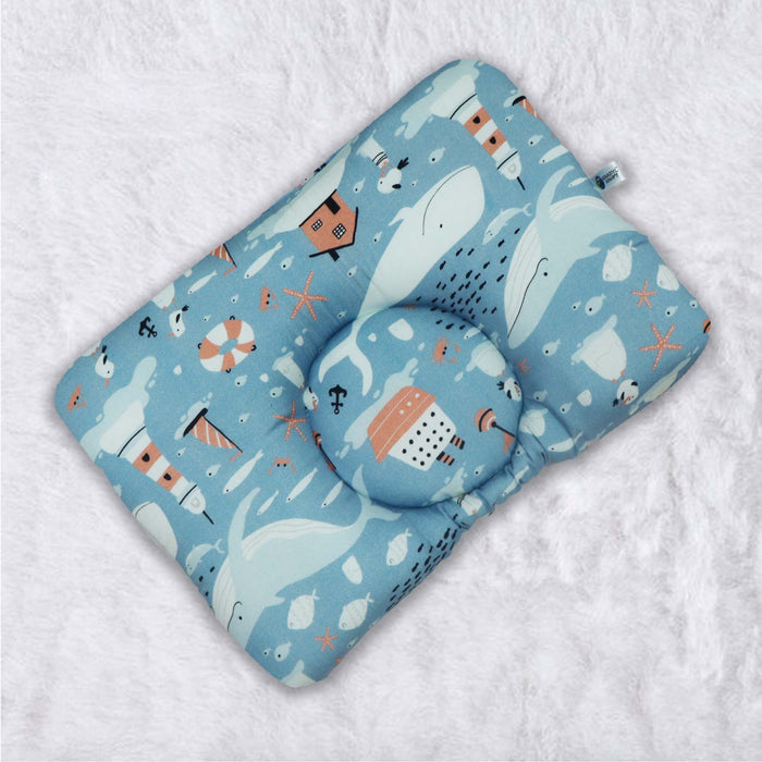 Happy Whale New Born Pillow | Baby Pillow