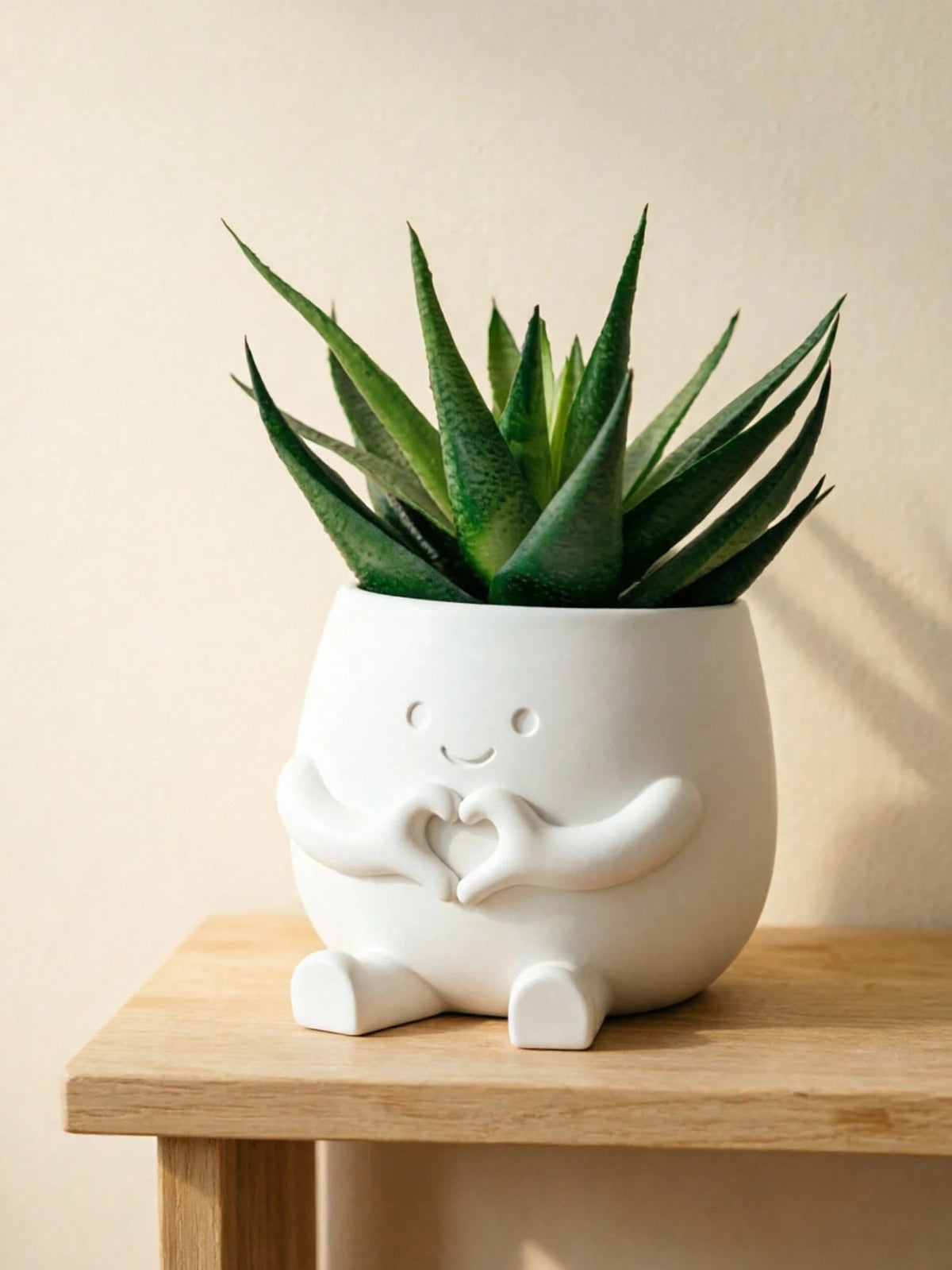 Heart-Shaped Flower Pot, Cute Succulent Plant Pot Container, High Aesthetic Value Small Flower Pot, Office Indoor/Outdoor Desktop Home Decor, Halloween Decoration, Back To School, Dorm Decor, School