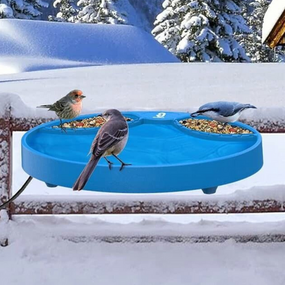 Heated Modern Winter Outdoor Garden Porch Hummingbird Bird Bath