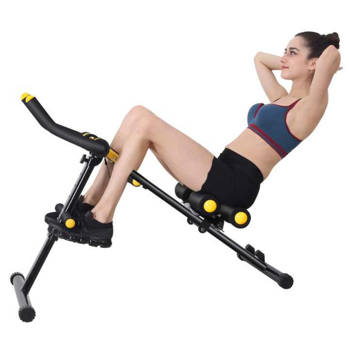 Heavy Duty Core Strengthening Home Ab Workout Crunch Exerciser Machine