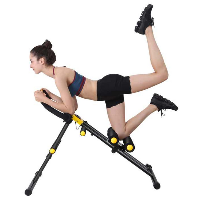 Heavy Duty Core Strengthening Home Ab Workout Crunch Exerciser Machine