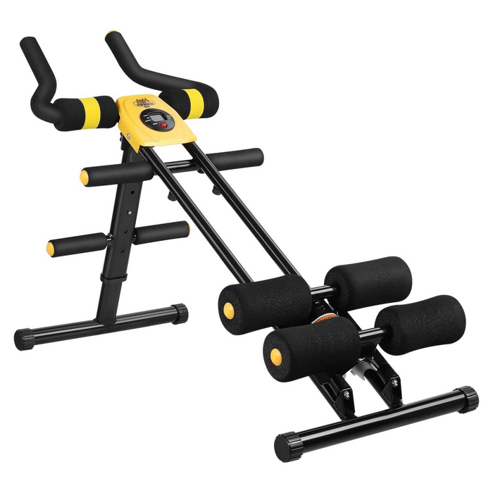 Heavy Duty Core Strengthening Home Ab Workout Crunch Exerciser Machine