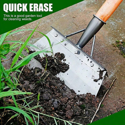 Heavy-Duty Stainless Steel Shovel Multi-Functional Garden Cleaning Tool With Ergonomic Design For Moss Weeds And Snow Handle-Free Gardening Shovel Manganese Steel Trenching Spade Steel Snow Shovel