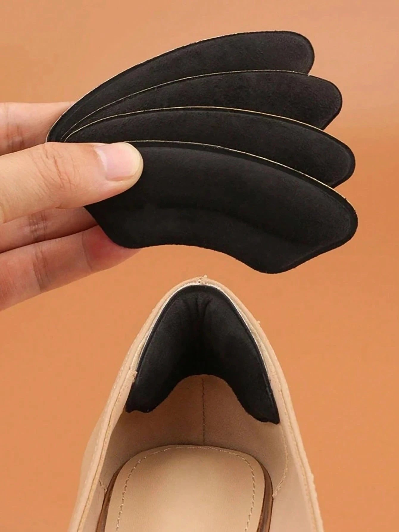 Heel Pads For Shoes Too Big, Self-Adhesive Heel Inserts To Improve Shoe Fit And Comfort