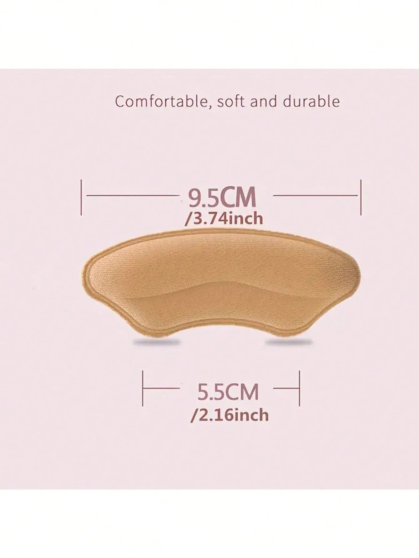 Heel Pads For Shoes Too Big, Self-Adhesive Heel Inserts To Improve Shoe Fit And Comfort