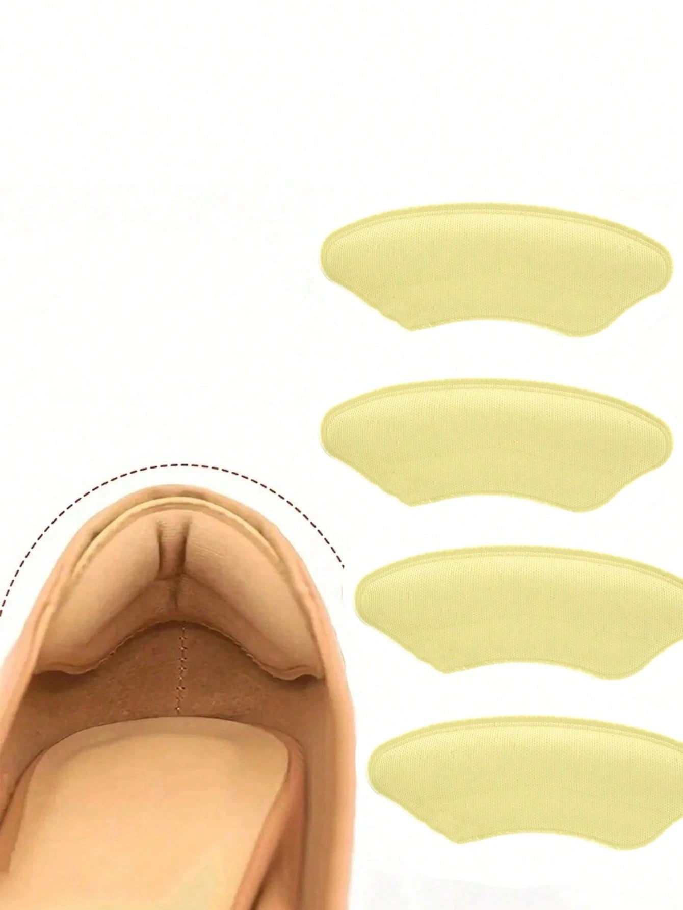 Heel Pads For Shoes Too Big, Self-Adhesive Heel Inserts To Improve Shoe Fit And Comfort