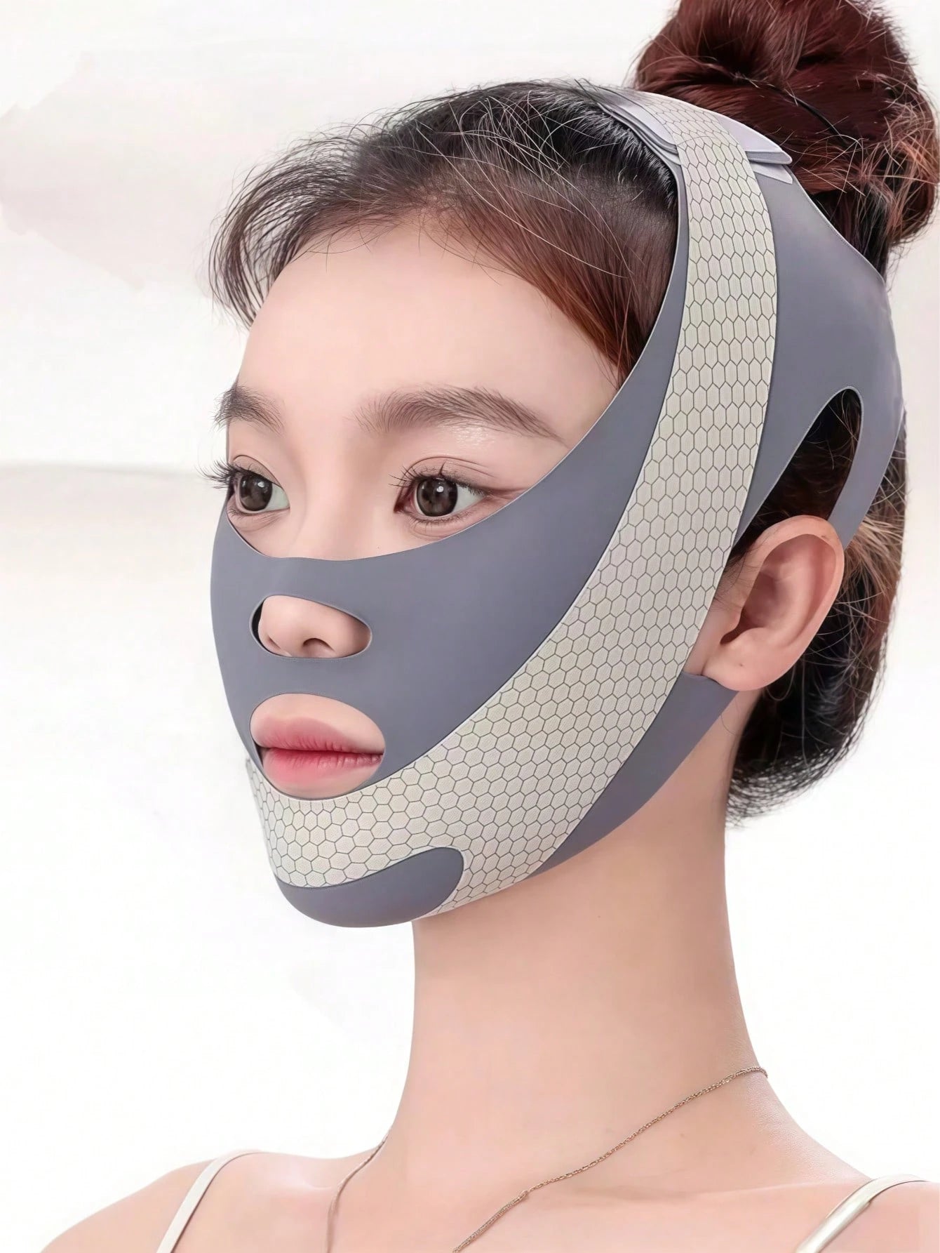 High Elasticity New Breathable Ice Silk Cooling Face Tool| Pressure-Free Breathable No-Mark, Comfortable Wear, Adjustable Size, High Elasticity Fit To Face. Graduation Birthday Party Gift, Unisex. Th