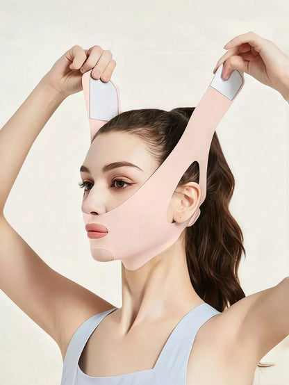 High Elasticity New Breathable Ice Silk Cooling Face Tool| Pressure-Free Breathable No-Mark, Comfortable Wear, Adjustable Size, High Elasticity Fit To Face. Graduation Birthday Party Gift, Unisex. Th
