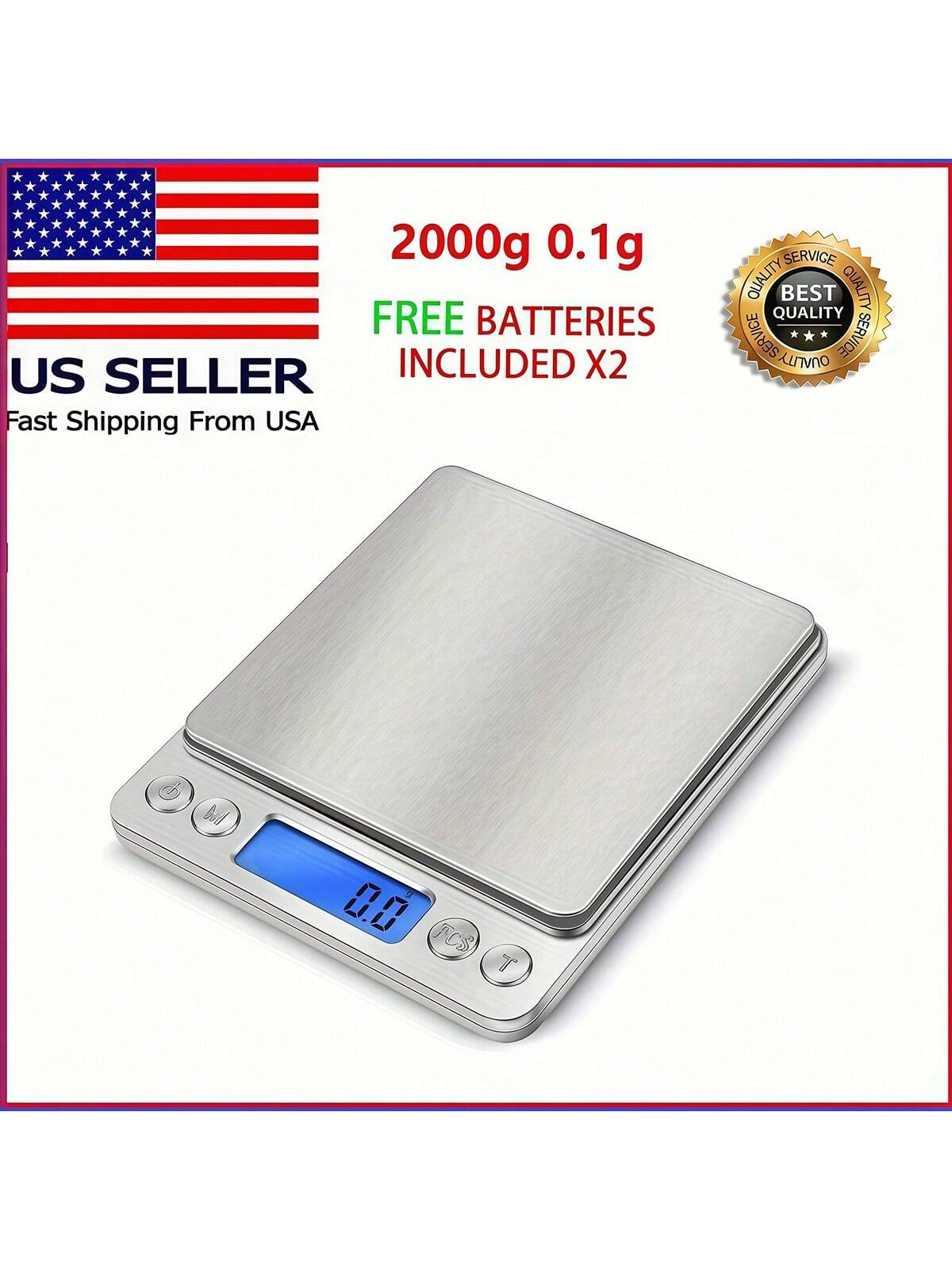 High-Precision Kitchen Scale, Mini Electronic Scale, Food Scale, Suitable For Home Use, Food Baking, Jewelry Weighing