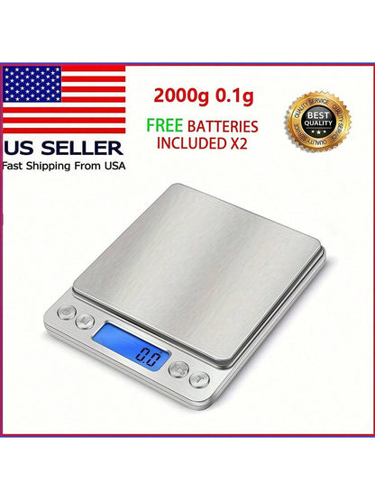 High-Precision Kitchen Scale, Mini Electronic Scale, Food Scale, Suitable For Home Use, Food Baking, Jewelry Weighing