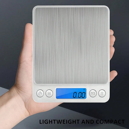 High-Precision Kitchen Scale, Mini Electronic Scale, Food Scale, Suitable For Home Use, Food Baking, Jewelry Weighing