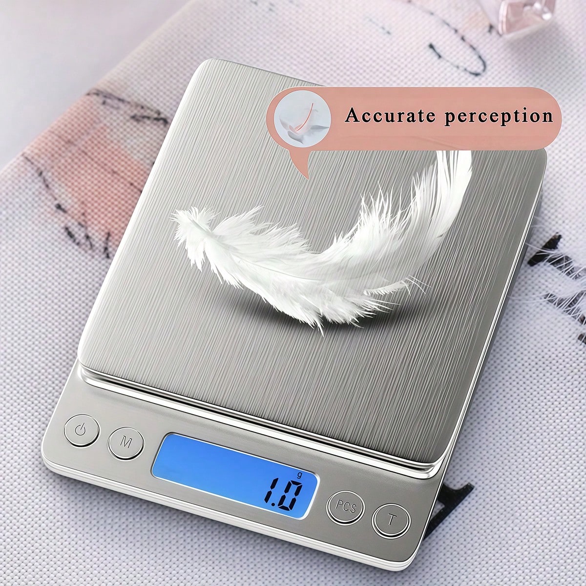 High-Precision Kitchen Scale, Mini Electronic Scale, Food Scale, Suitable For Home Use, Food Baking, Jewelry Weighing