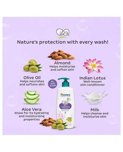 Himalaya Babycare Extra Moisturizing Baby Wash -  600 ml