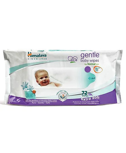 Himalaya Herbal Total Care Baby Pants Style Diapers Extra Large - 54 Pieces &  Baby Wipes - 72 Pieces