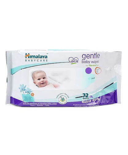 Himalaya Herbal Total Care Baby Pants Style Diapers Extra Large - 54 Pieces &  Baby Wipes - 72 Pieces