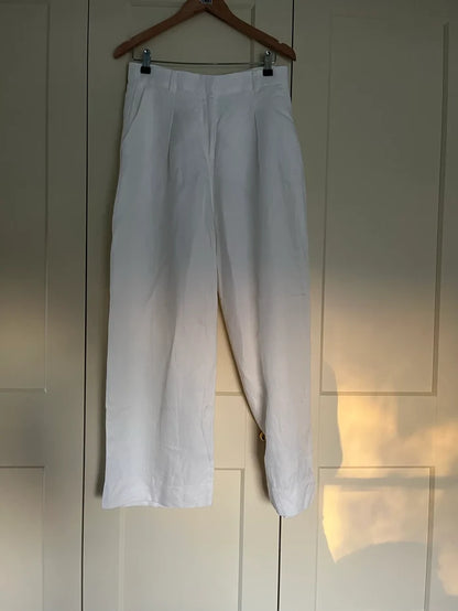 H&M Studio Slacks-linnebyxor NWOT