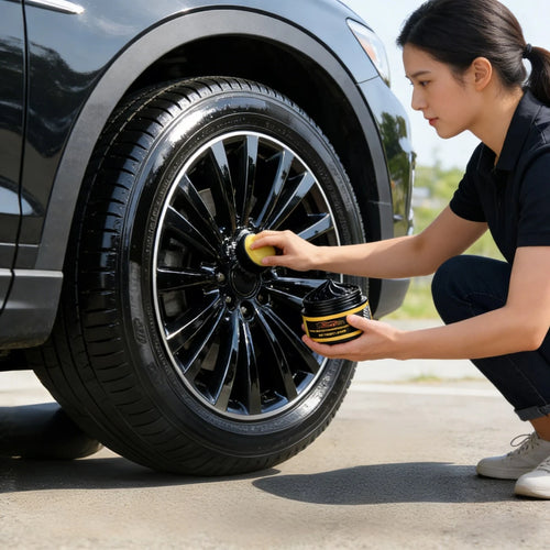 Homonth 1 Set Tire Revitalizing Gel- Deep Clean, Restore Shine, Water & Dirt Repellent, Long-Lasting Protective Coating For Car, SUV, Truck Wheel Maintenance,Car Acessesories Women,Car Stuff,Car Aces