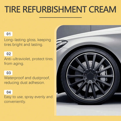 Homonth 1 Set Tire Revitalizing Gel- Deep Clean, Restore Shine, Water & Dirt Repellent, Long-Lasting Protective Coating For Car, SUV, Truck Wheel Maintenance,Car Acessesories Women,Car Stuff,Car Aces