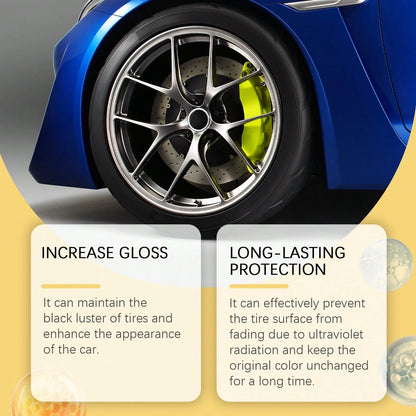 Homonth 1 Set Tire Revitalizing Gel- Deep Clean, Restore Shine, Water & Dirt Repellent, Long-Lasting Protective Coating For Car, SUV, Truck Wheel Maintenance,Car Acessesories Women,Car Stuff,Car Aces