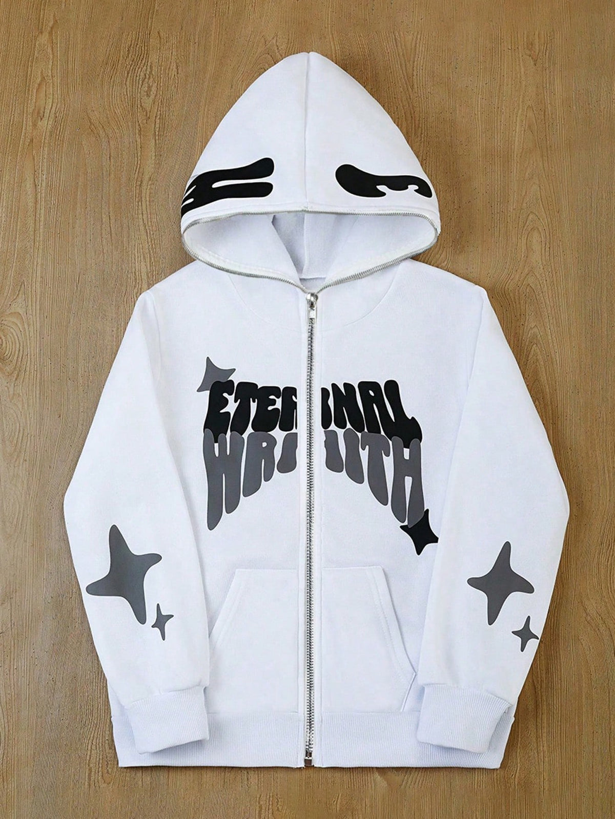 Hooded Y2K Street Printed Sweatshirt Sweatshirt For Teenage Boys, Halloween Theme Fall Winter
